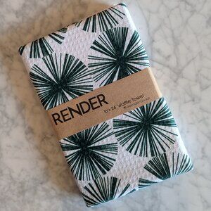 Eco-Friendly Patterned Waffle Towel